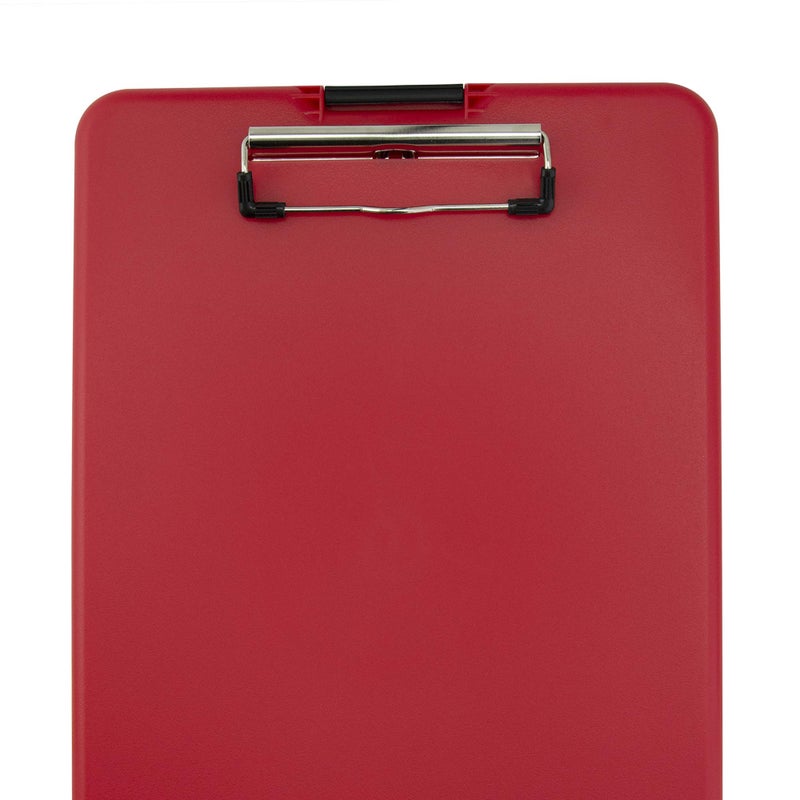 Saunders Slimmate Letter Size Storage Clipboard, Polypropylene, Red - Image 4